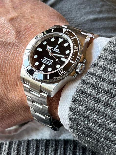 rolex submariner 2019 no date|rolex submariner 41mm thickness.